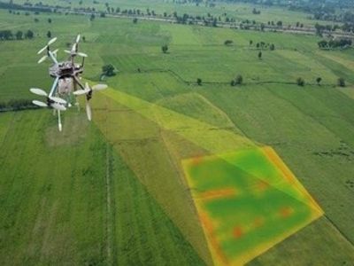 Aerolevantamento topografia drone